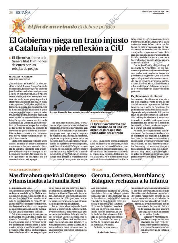 ABC MADRID 07-06-2014 página 26