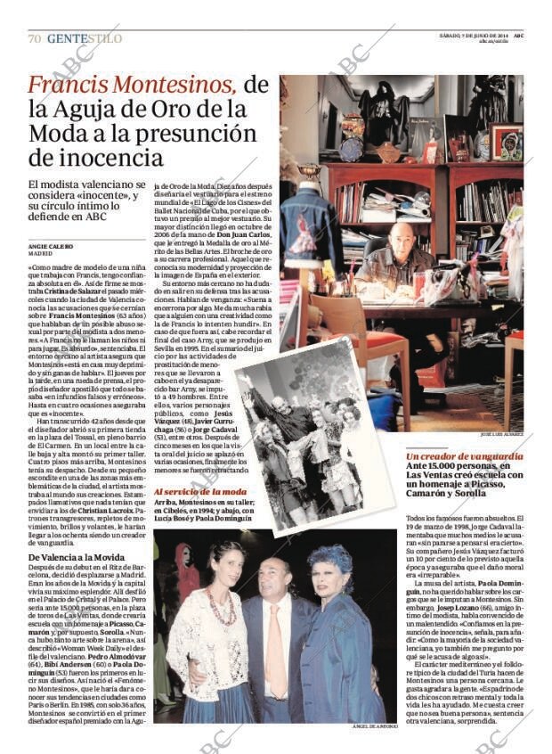 ABC MADRID 07-06-2014 página 70