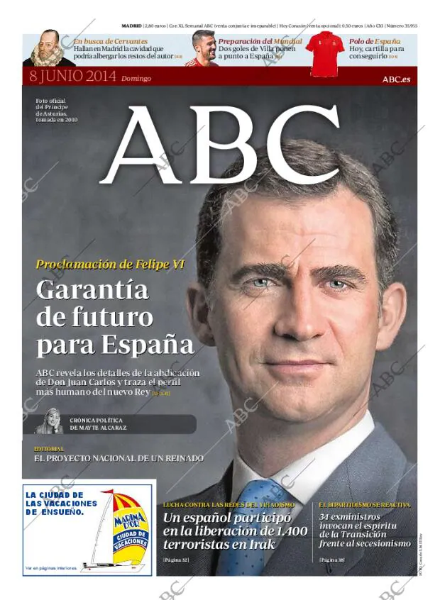 ABC MADRID 08-06-2014 página 1