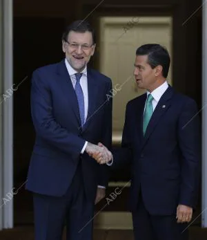 Reunion entre Mariono Rajoy y Enrique Peña nieto presidente de Mexico