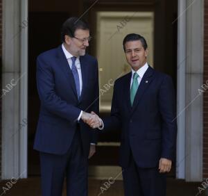 Reunion entre Mariono Rajoy y Enrique Peña nieto presidente de Mexico