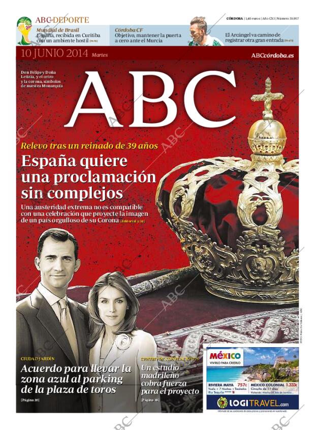 ABC CORDOBA 10-06-2014 página 1