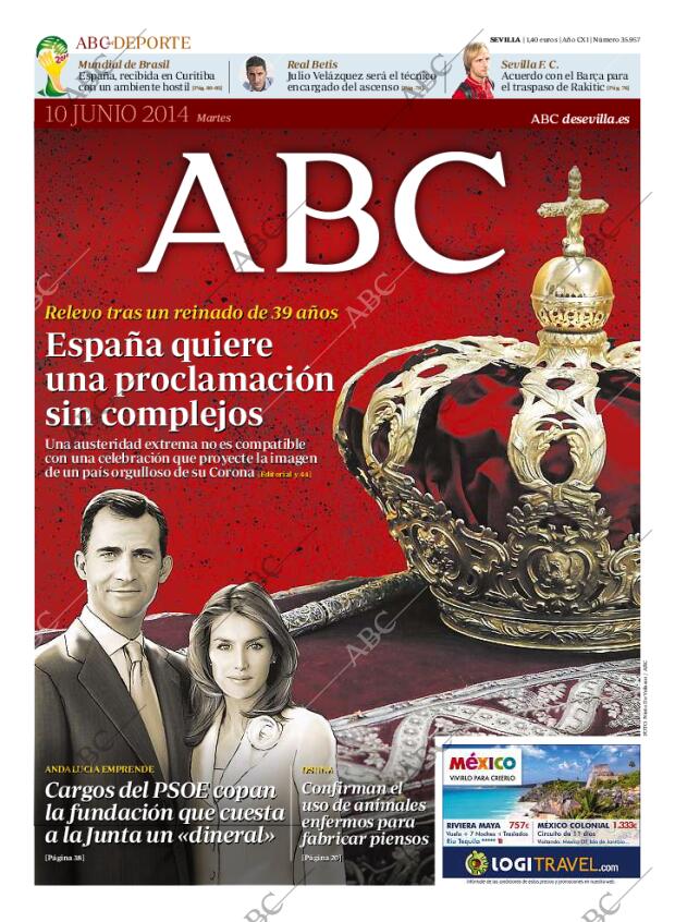 ABC SEVILLA 10-06-2014 página 1