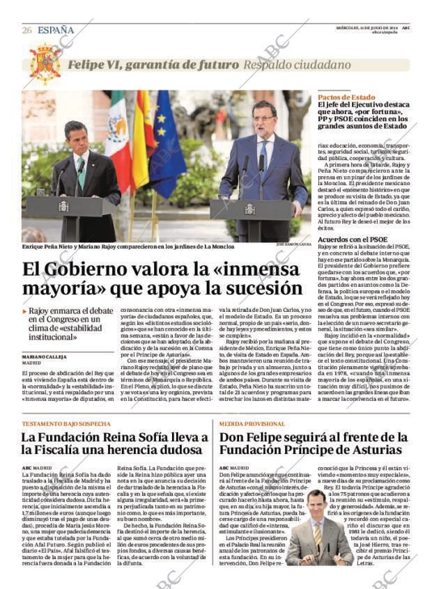 ABC MADRID 11-06-2014 página 26