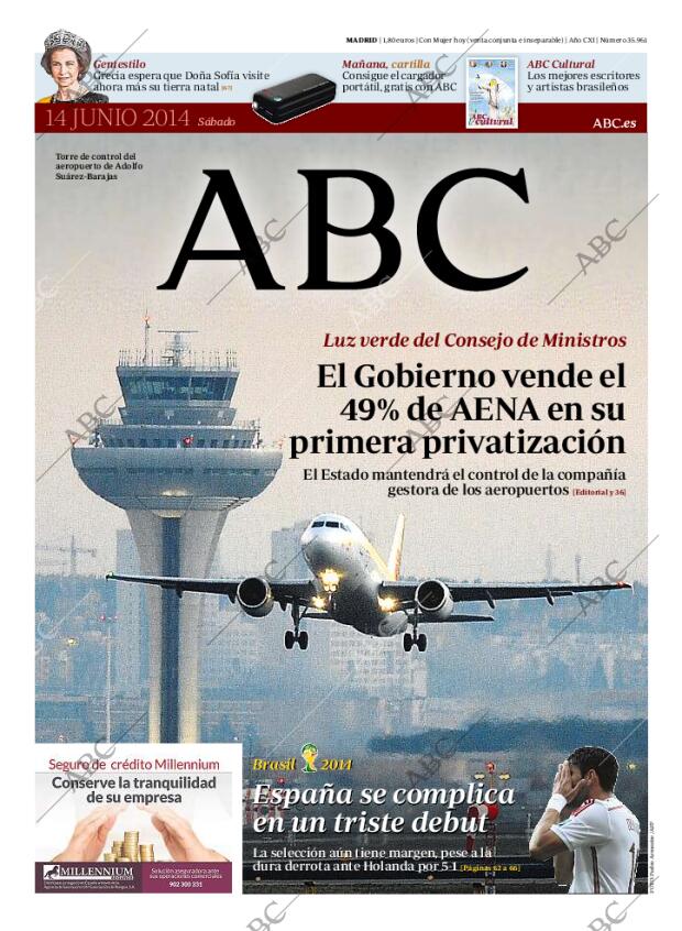 ABC MADRID 14-06-2014 página 1