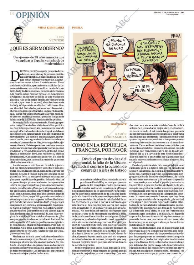 ABC MADRID 14-06-2014 página 14