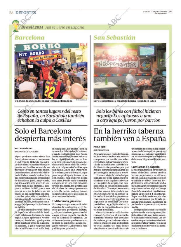 ABC MADRID 14-06-2014 página 58