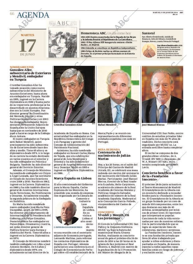 ABC MADRID 17-06-2014 página 70