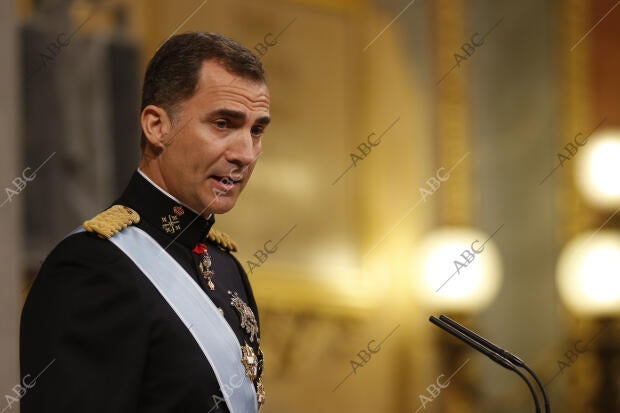 Proclamacion de Felipe Vi interior del congreso de los Diputados foto Jaime...