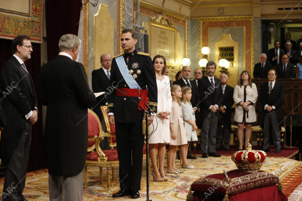 Proclamacion de Felipe Vi interior del congreso de los Diputados foto Jaime...