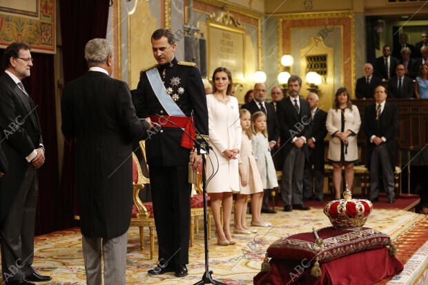 Proclamacion de Felipe Vi interior del congreso de los Diputados foto Jaime...