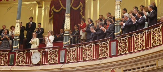 Proclamacion de Felipe Vi interior del congreso de los Diputados foto Jaime...