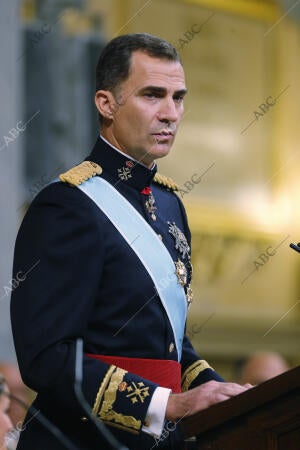 Proclamacion de Felipe Vi interior del congreso de los Diputados foto Jaime...