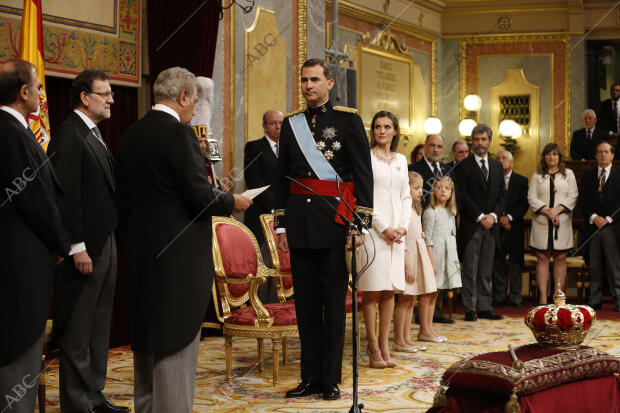 Proclamacion de Felipe Vi interior del congreso de los Diputados foto Jaime...