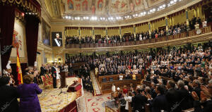 Proclamacion de Felipe Vi interior del congreso de los Diputados foto Jaime...