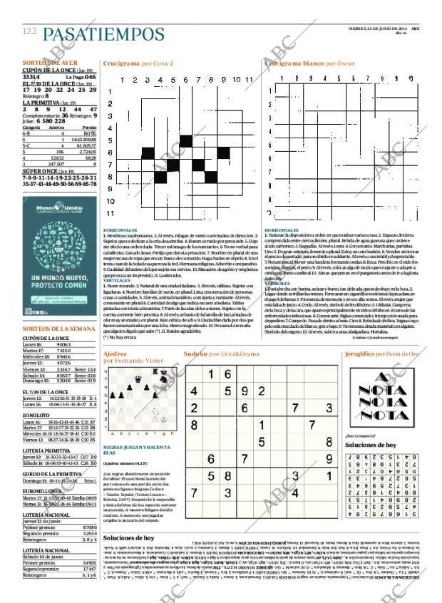 ABC MADRID 20-06-2014 página 122