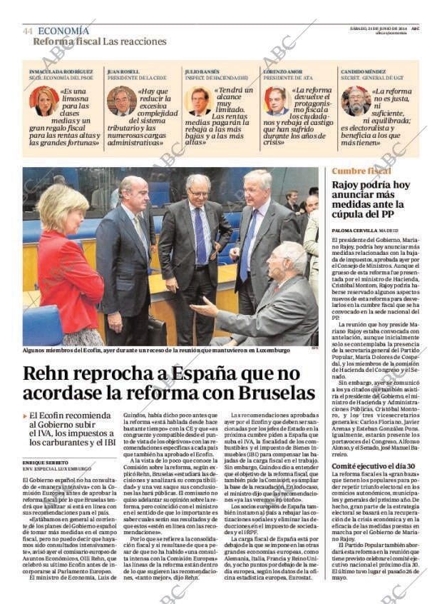 ABC MADRID 21-06-2014 página 44