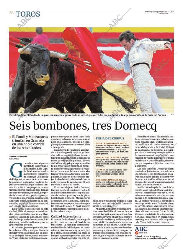 ABC MADRID 21-06-2014 página 56