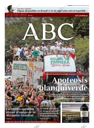 ABC CORDOBA 24-06-2014 página 1