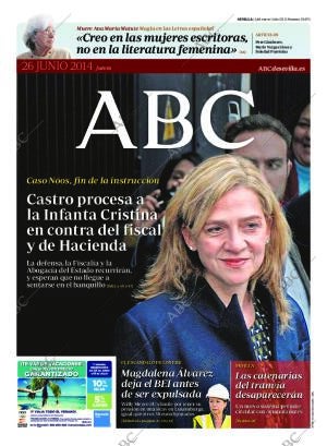ABC SEVILLA 26-06-2014 página 1
