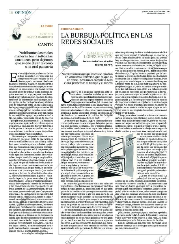 ABC SEVILLA 26-06-2014 página 16