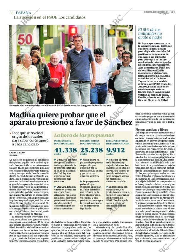 ABC MADRID 29-06-2014 página 38