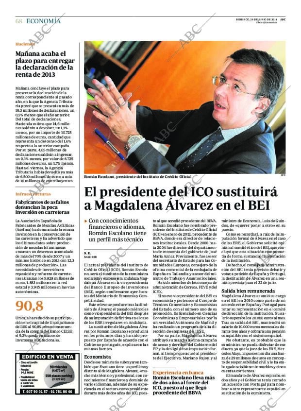 ABC MADRID 29-06-2014 página 68