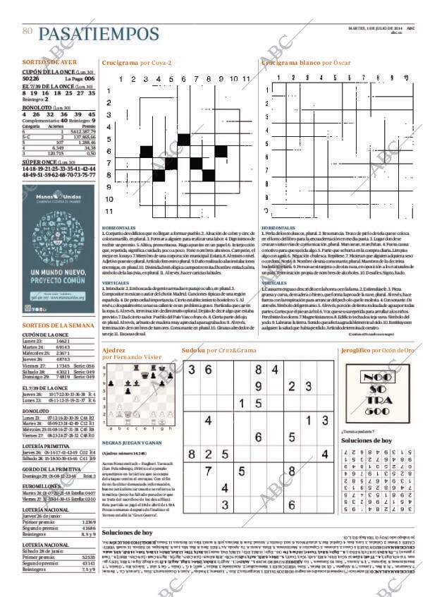 ABC CORDOBA 01-07-2014 página 84