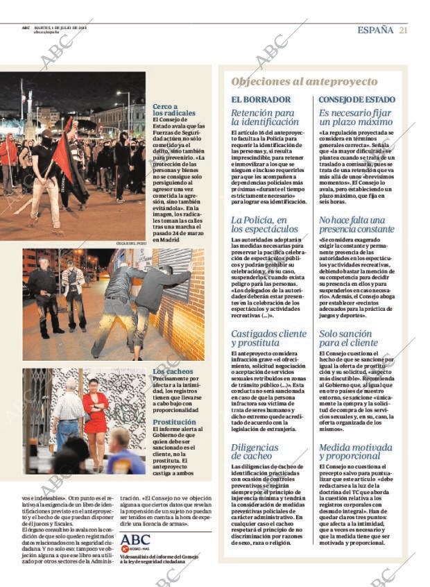 ABC MADRID 01-07-2014 página 21