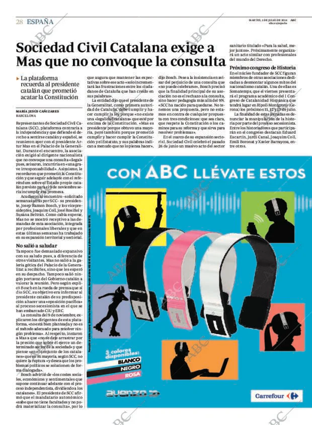 ABC MADRID 01-07-2014 página 28