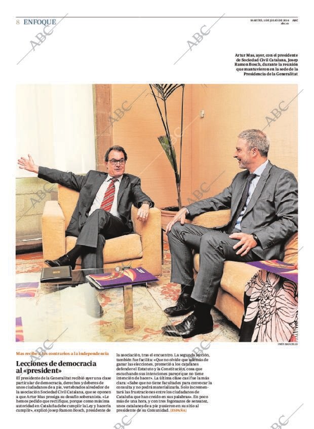 ABC MADRID 01-07-2014 página 8