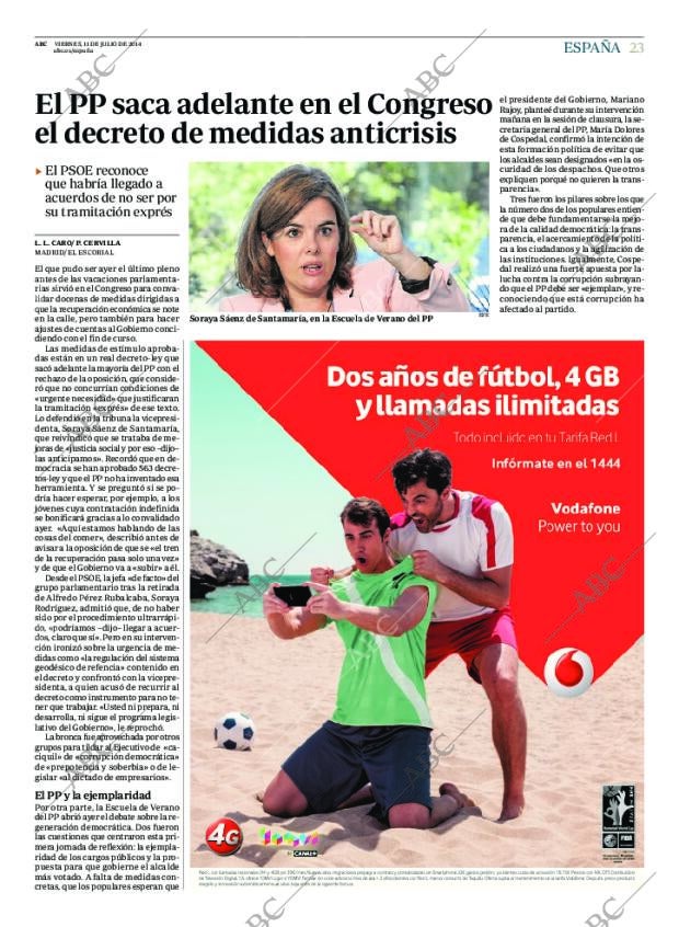 ABC MADRID 11-07-2014 página 23
