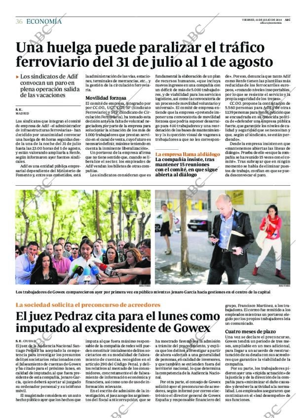 ABC MADRID 11-07-2014 página 36