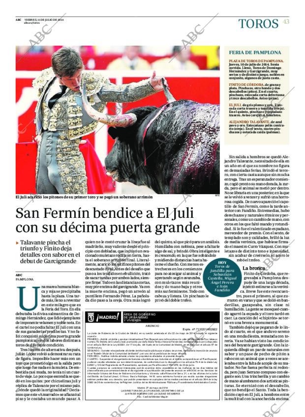 ABC MADRID 11-07-2014 página 43