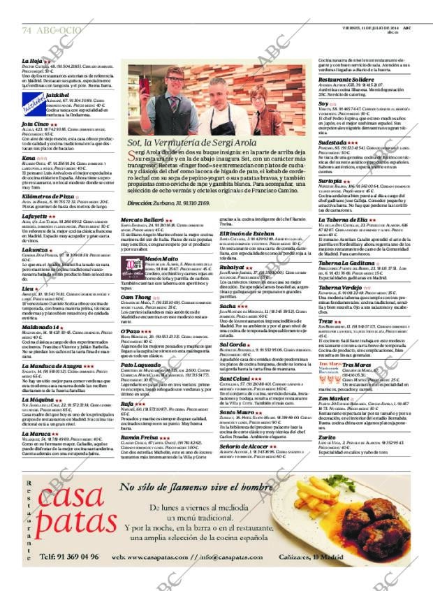 ABC MADRID 11-07-2014 página 74