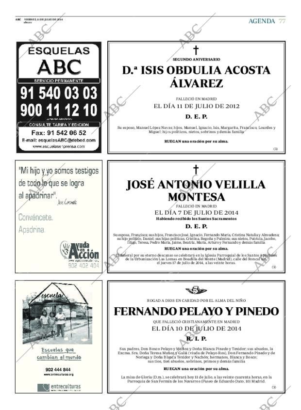 ABC MADRID 11-07-2014 página 77