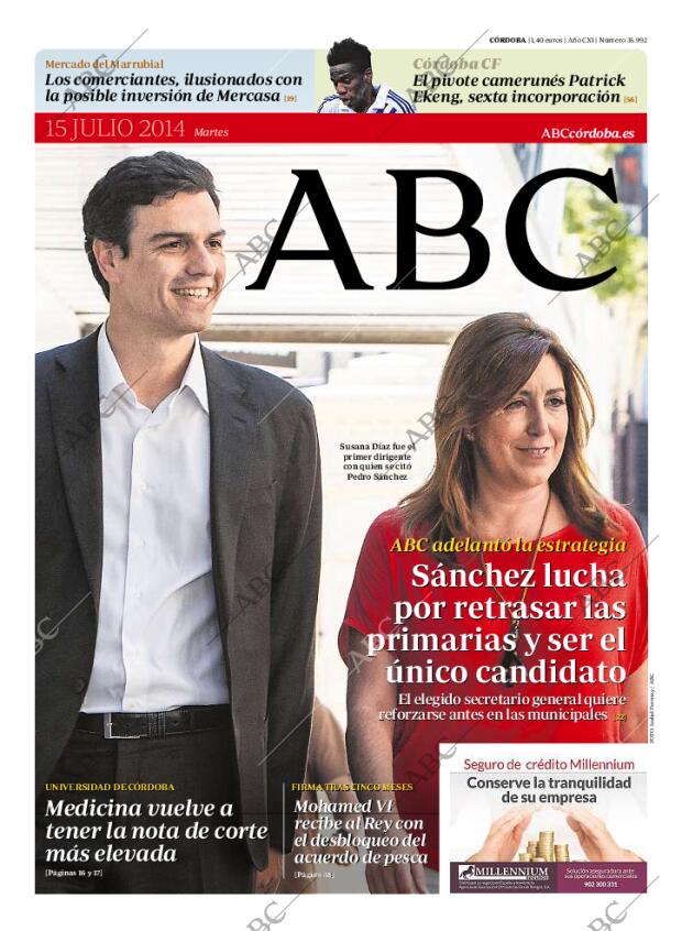ABC CORDOBA 15-07-2014 página 1