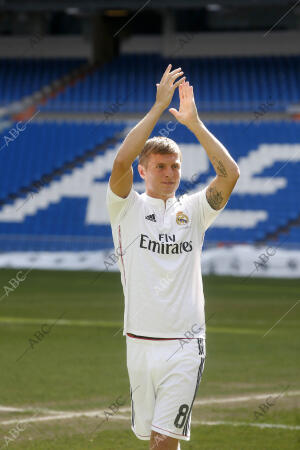 Presentacion del nuevo jugador del Real Madrid Toni Kroos