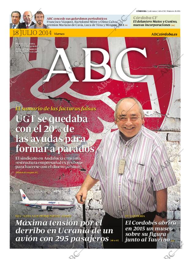 ABC CORDOBA 18-07-2014 página 1