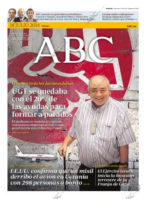 ABC MADRID 18-07-2014 página 1