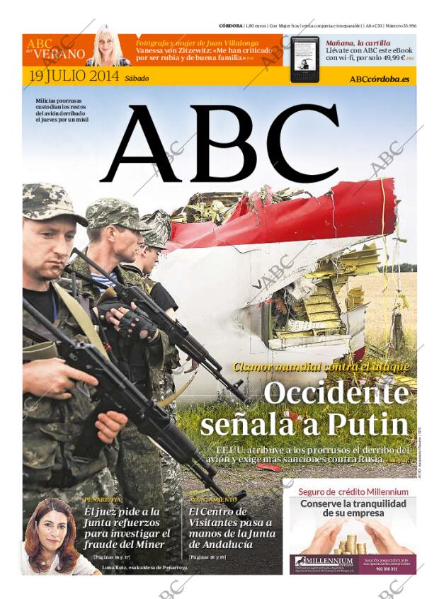 ABC CORDOBA 19-07-2014 página 1