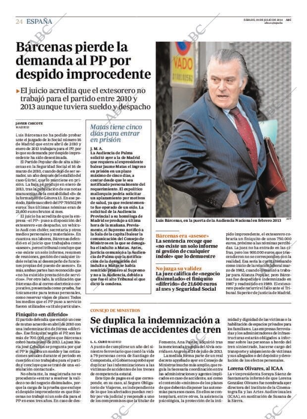 ABC MADRID 19-07-2014 página 24