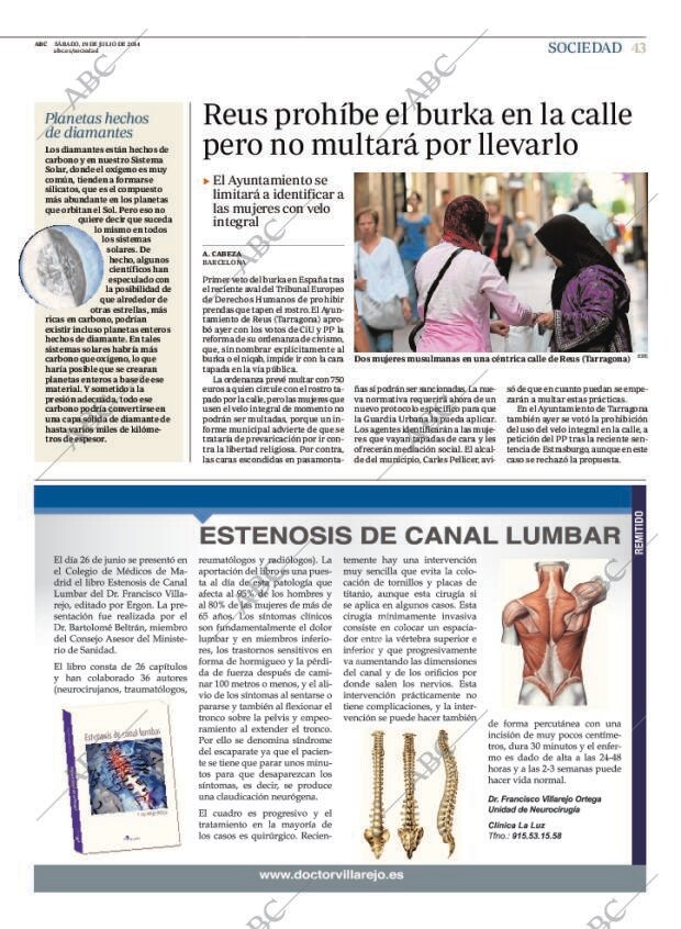 ABC MADRID 19-07-2014 página 43