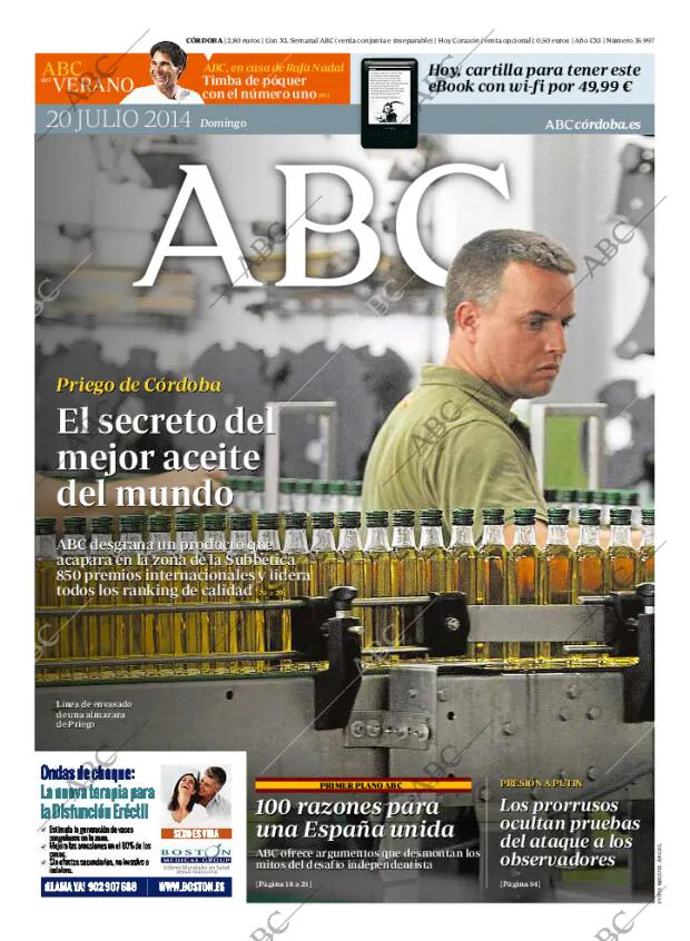 ABC CORDOBA 20-07-2014 página 1