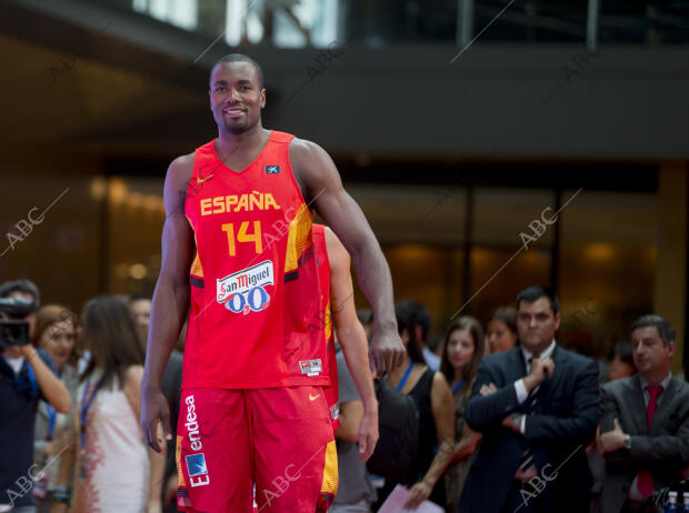 Presentacion de la seleccion española de baloncesto para el Mundial de España...