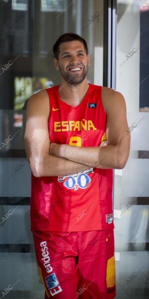 Presentacion de la seleccion española de baloncesto para el Mundial de España...