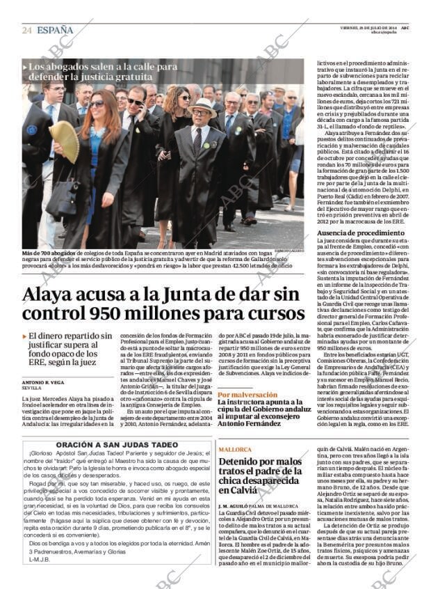 ABC MADRID 25-07-2014 página 24