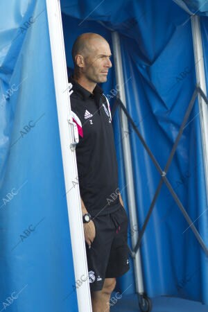 Primer partido de Zinedine Zidane como entrenador del Castilla