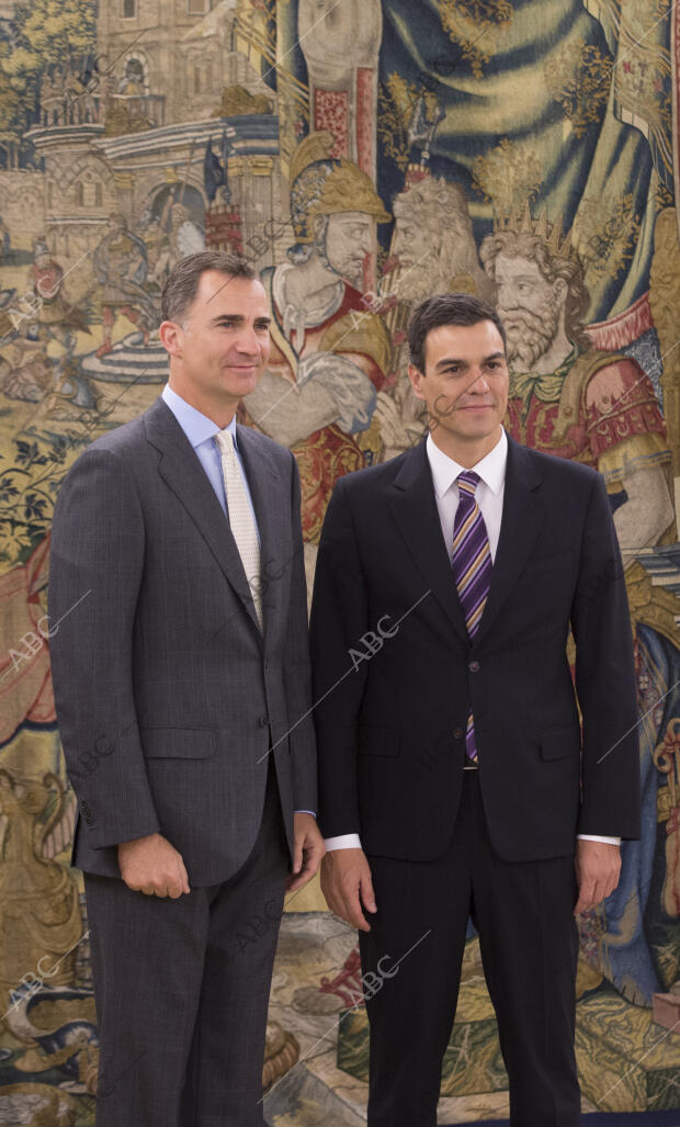 Sm. el Rey Felipe Vi Recibe A Pedro Sanchez en el palacio de la Zarzuela
