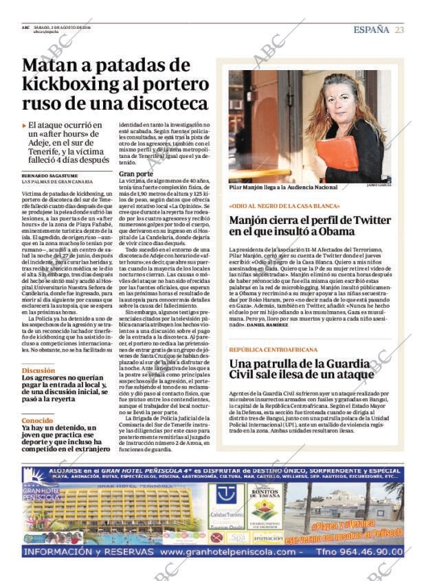 ABC MADRID 02-08-2014 página 23